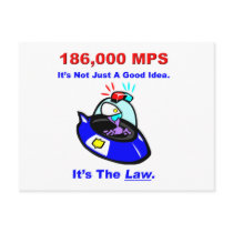 186,000 MPS Briefkaart