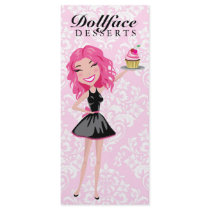 311 Menu van het Damast van de Pink van Desserts D
