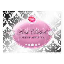 311 roze Delish met het Wit van Lippen Visitekaart Sjablonen
