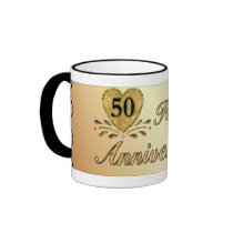50ste Verjaardag - Goud Bekers