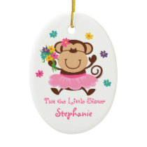 Aap Weinig Zuster Gepersonaliseerd Ornament