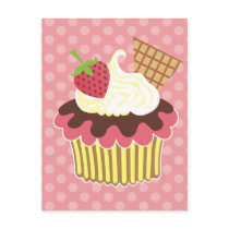 Aardbei & Slagroom Cupcake