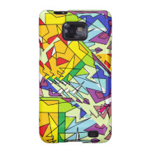 Abstracte Regenboog Samsung Galaxy SII Cover