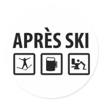 apres ski ronde stickers