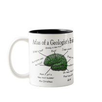 Atlas van de Grappige Giften van de Hersenen van e Koffie Beker