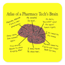 Atlas van de Hersenen van een van de Apotheek Tech