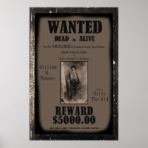 Billy de Jong geitje Gewilde Dode of Levende Affic Posters