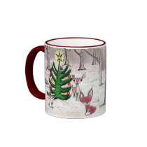 BosKerstmis van de winter - Mok