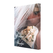 Bruids Paar voor altijd & altijd de Druk van het C Canvas Prints