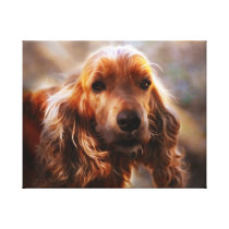 Cocker-spaniël Stretched Canvas Afdruk