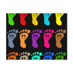 Colourful Feet Postcard