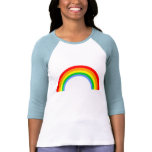 Corey Tiger 80s Vintage Rainbow Tee Shirt