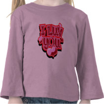 Dag I van de valentijnskaart houdt van u T-shirt