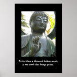 Dan duizend beter hol woordenPoster