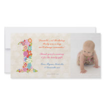 Dankt de 1st Verjaardag van de Baby van babys u de