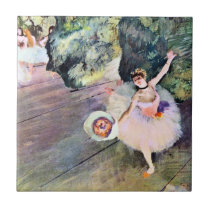Danser met een Boeket van Bloemen door Edgar Degas