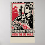 De Affiche van de Wereld van de CIA derde Afdruk
