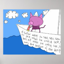 De Affiche van de Zeeman van de pot Print