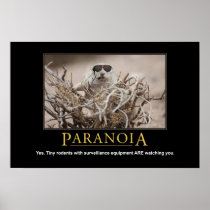 De Affiche van Demotivational: Paranoia Poster