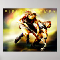 De affiche van het hockey poster