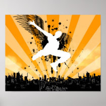 De Affiche van Parkour Afdruk