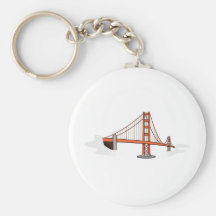 De Bestemming   van golden gate bridge San Francis Sleutelhangers