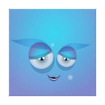 De Blauwe Bel Cutie van de hemel Gallerij Wrap Canvas