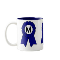 De blauwe Mok van het Mamma van het Lint
