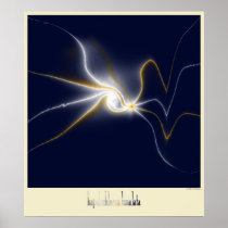 de blauwe ringsoctopus poster