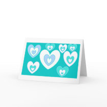 De blauwe Valentijnskaarten van Harten