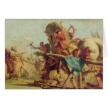 De bouw van de hangar burgos