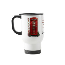 De Britse Rode Mok van de Koffie van de Douane van
