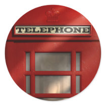 De Britse Rode Sticker van de Telefooncel