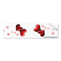De bumpersticker van de liefde