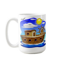 De Cartoon van de Vissersboot