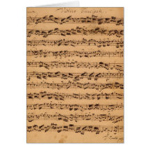 De concerto's Brandenburger, No.5 D-Dur, 1721 Wenskaarten