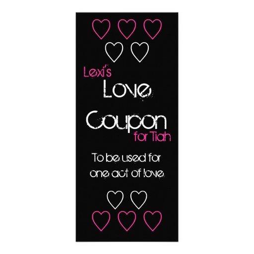 Liefdes coupons