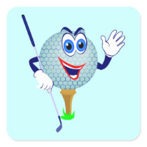 De de gelukkige T-shirts en Giften van de Golfbal