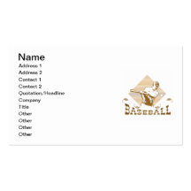 De de oude T-shirts en Giften van het Honkbal van  Visitekaartjes
