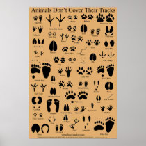 De dierlijke Affiche van Sporen Posters