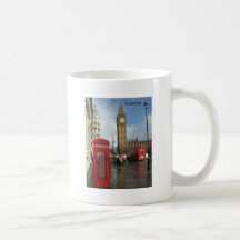 De doos van de Telefoon van Londen Big Ben (door S Koffie Mok
