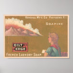 De Franse Zeep van de Wasserij vintage Soapine