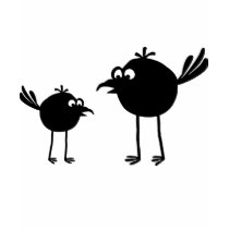 De gekke T-shirt van Vogels