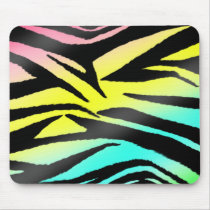 De Gestreepte Druk Mousepad van het neon