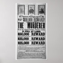 De Gewilde Affiche van Lincoln Moord Print
