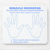 De grappige Computer Mousepad van het Mirakel