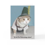 De grappige Duitse Verjaardag van de Kat