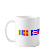 De Gunst van de Vlag van de code Koffie Mok