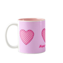 De Harten van stippen Koffie Mokken