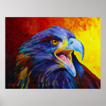 De jeugd Kale Druk van Eagle - door Corina St. Mar Print